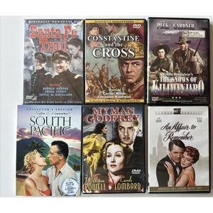 Set of 6 Classic Movie DVDs See Description for Titles (16-2)